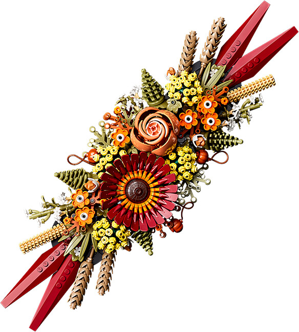 Soldes LEGO Icons Botanical Collection - Le centre de table Fleurs séchées  (10314) 2024 au meilleur prix sur
