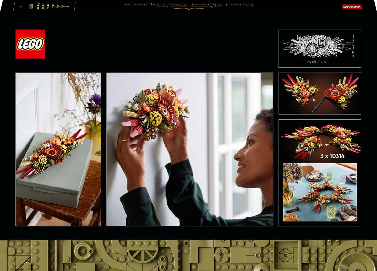 Test: LEGO® Icons 10313 Bouquet de fleurs sauvages et 10314 Le centre de  table Fleurs séchées 