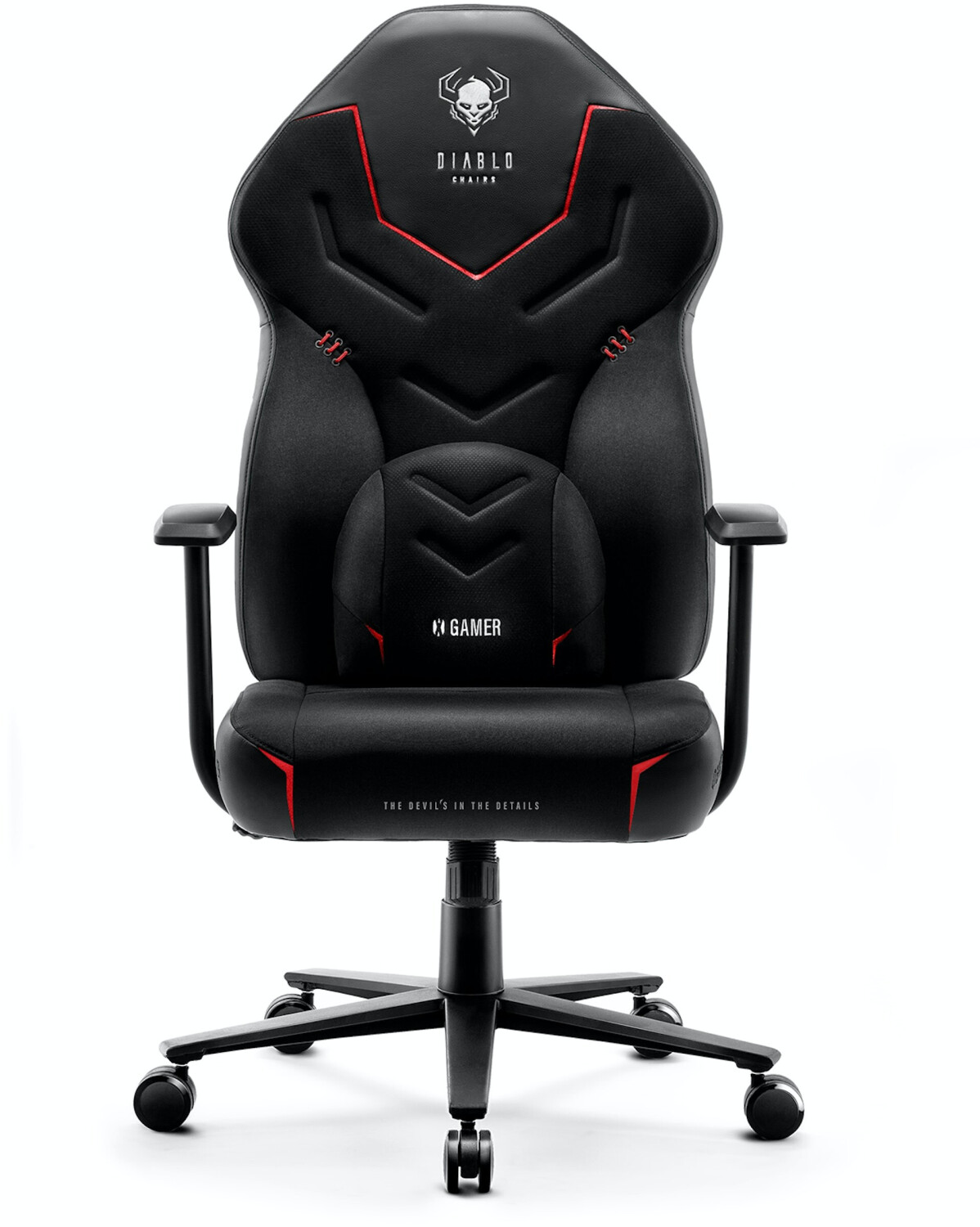 Sedia gaming gamer da ufficio design ergonomico diablo x-gamer 2.0