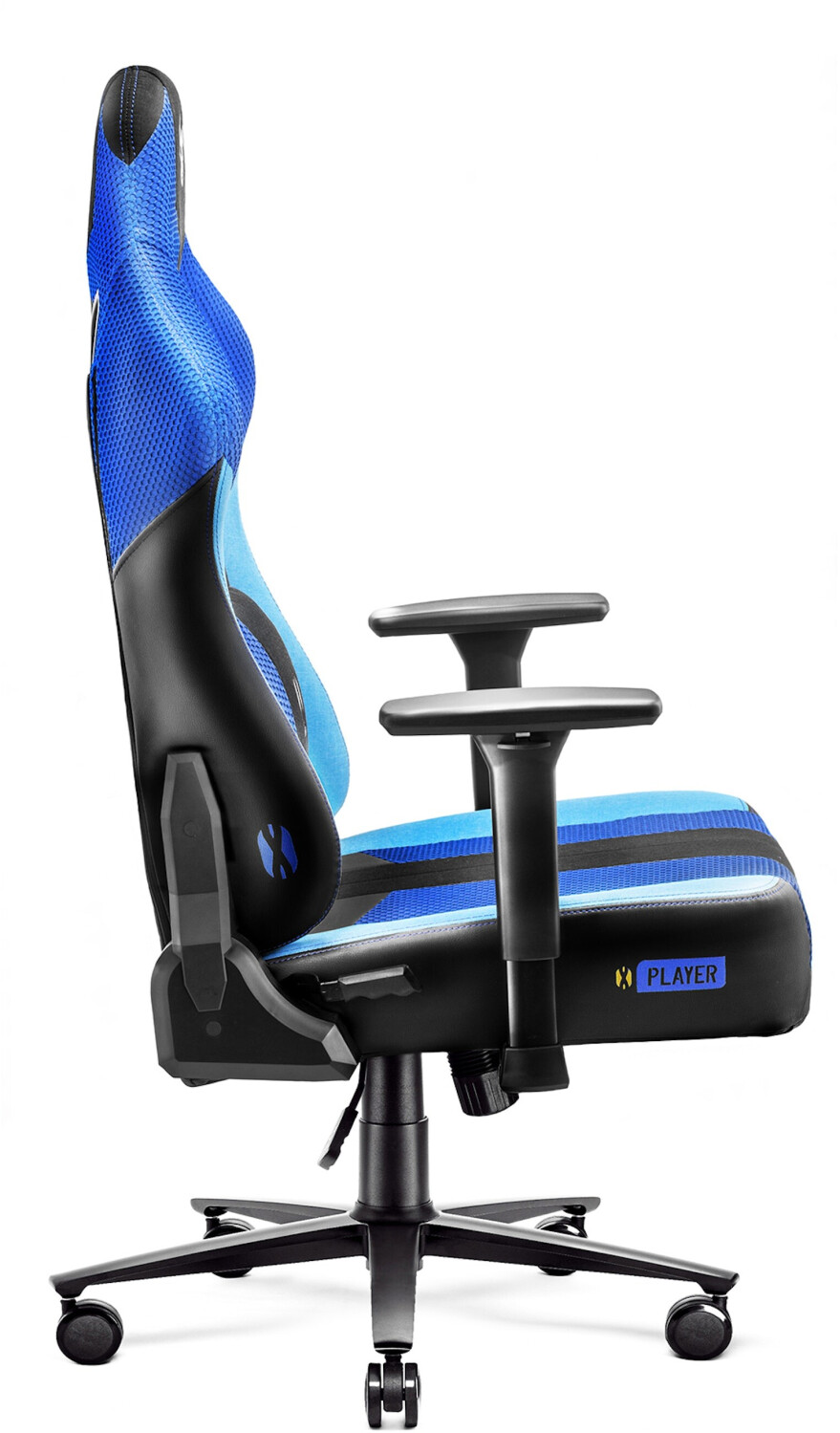 Chaise gaming Diablo X-Player 2.0 en Tissu Taille King: Frost Black