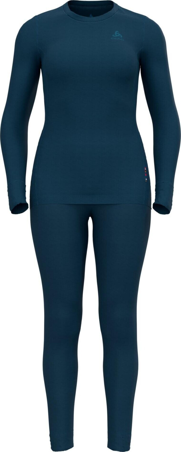 Odlo Women Natural 100 Merino Warm Baselayer Set blue ab 84,99