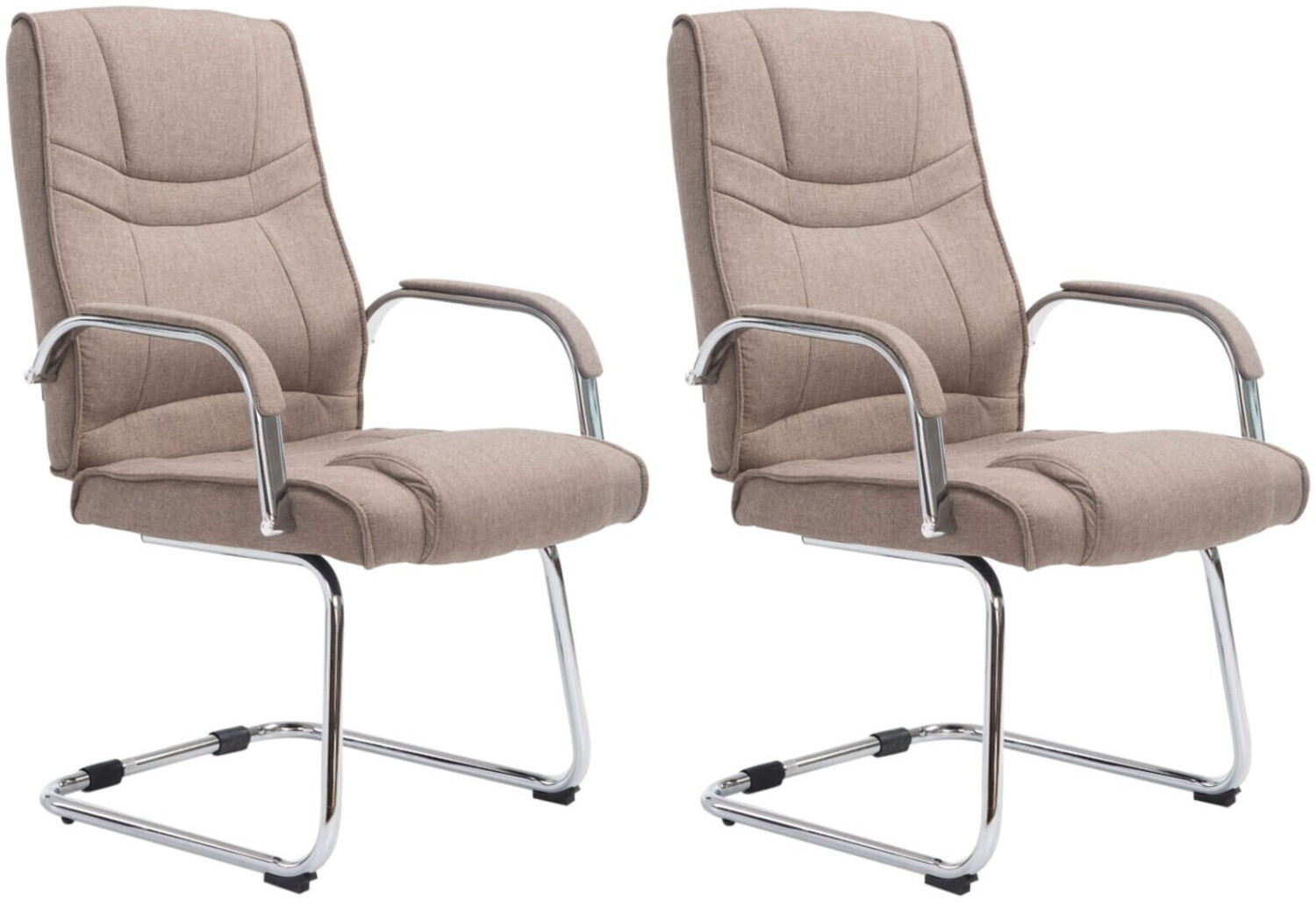 CLP 2 pcs. Attila Fabric taupe