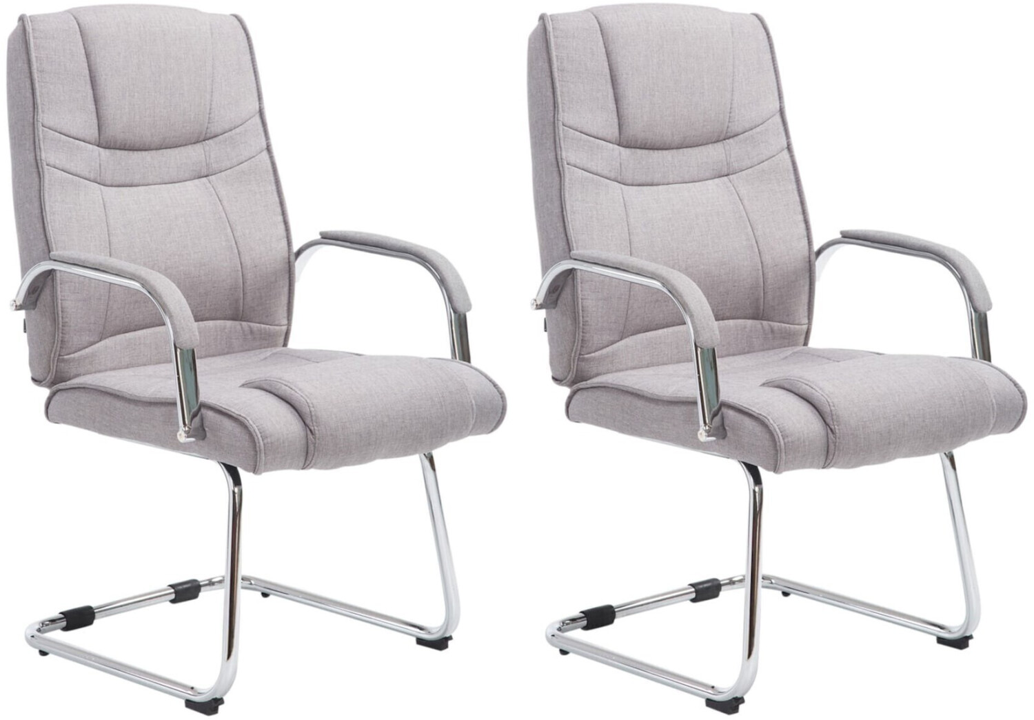 CLP 2 pcs. Attila Fabric grey