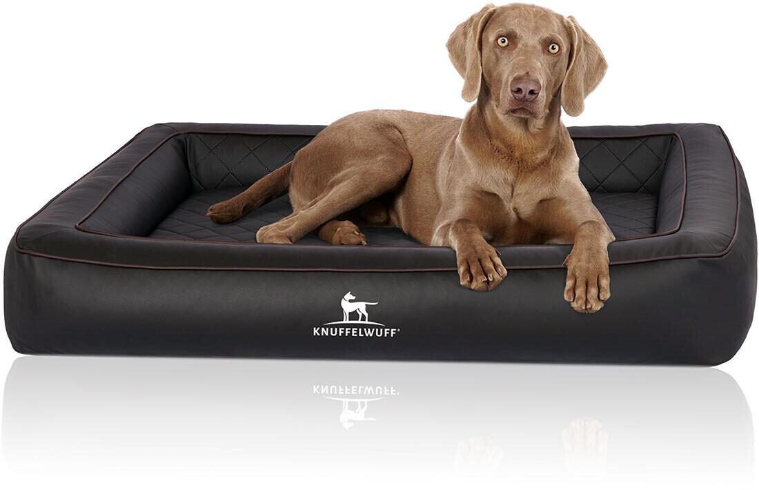 Knuffelwuff Lit pour chien M-L 85x65cm Black Knuffelwuff Lit pour chien M-L 85x65cm Black