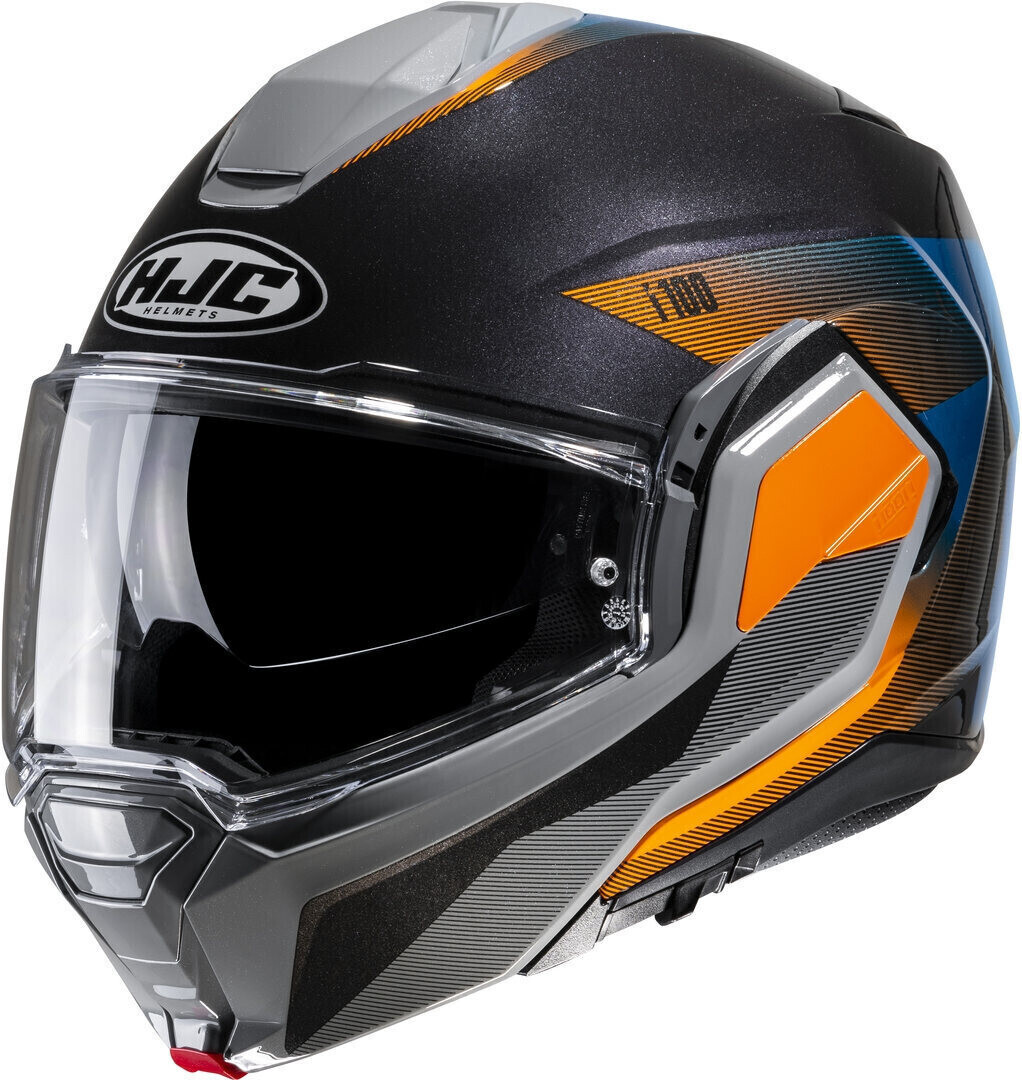 HJC i100 Beston MC27 noir/orange/bleu