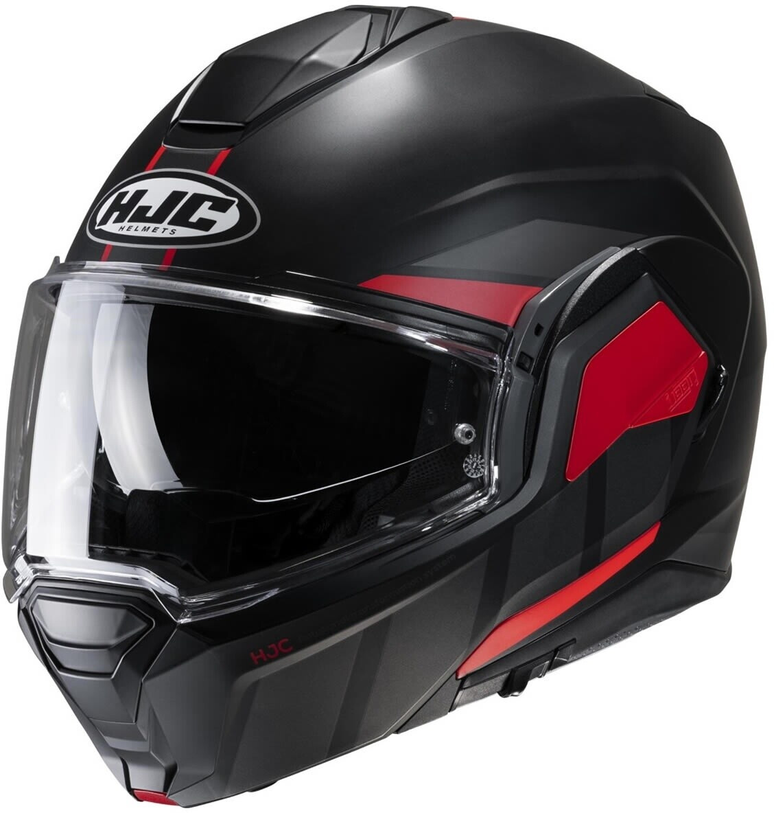 HJC i100 Beis MC1SF noir/rouge