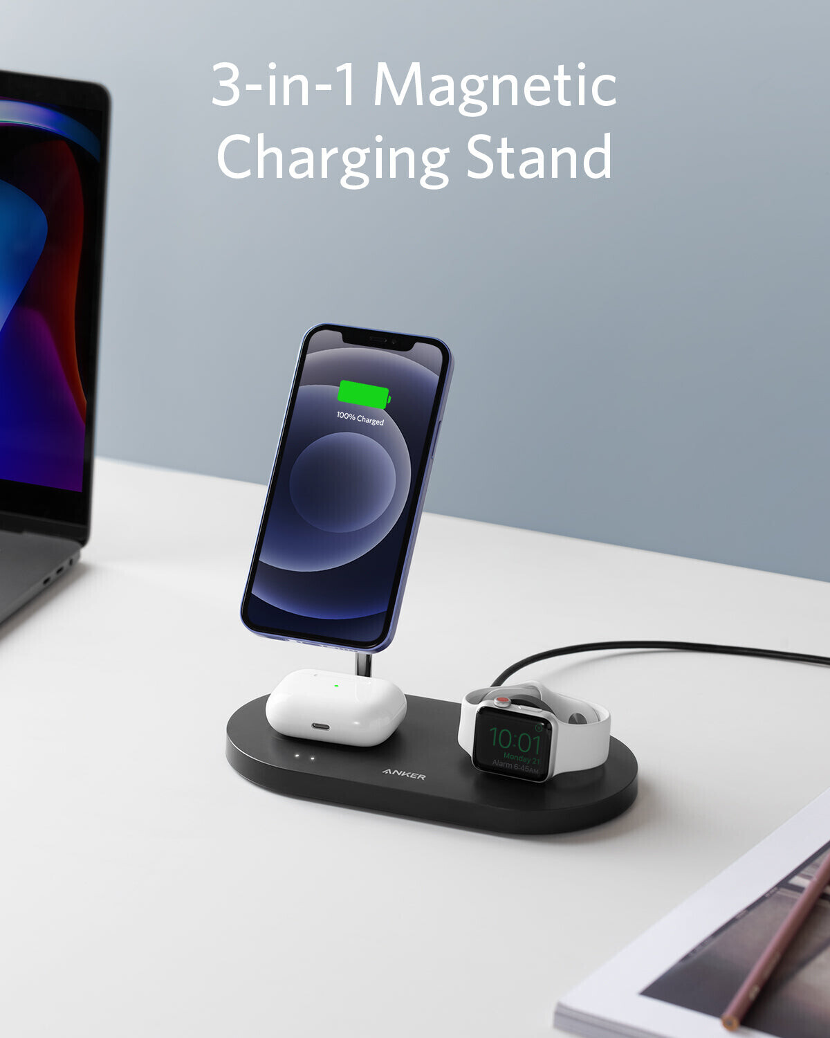 Anker 533 Magnetic Wireless Charger (3-in-1 Stand) ab 69,99