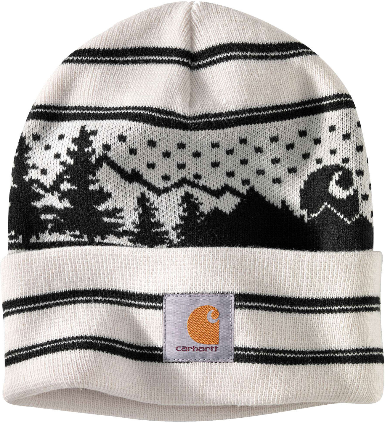 Carhartt Knit Holiday Beanie malt/white