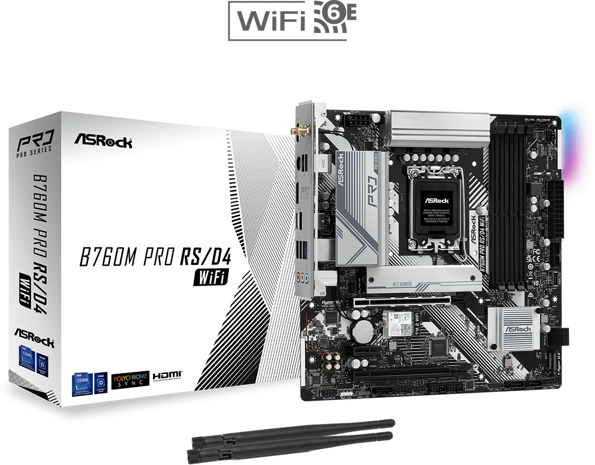 ASRock B760M Pro RS/D4 WiFi