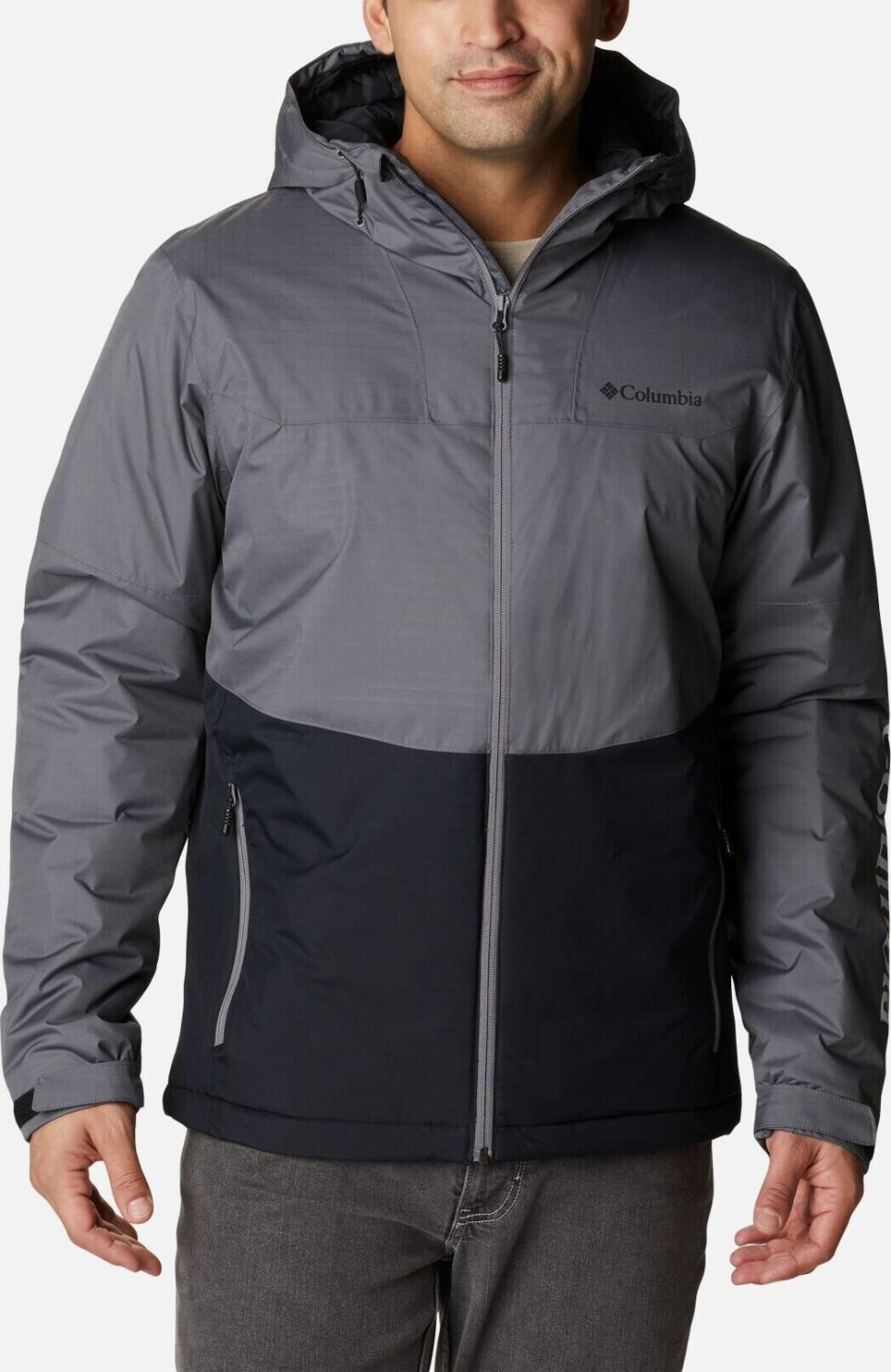 Columbia Point Park Insulated Waterproof Jacket Men 1956811 city grey black Les Soldes arrivent le 8 janvier 2025 idealo