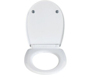 WENKO Abattant WC avec frein de chute Rope, Abattant WC original, fixation  acier inox clipsable, Thermoplast, 36,5x45 cm, multicolore
