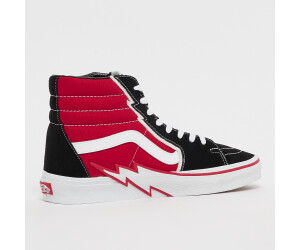 Vans old skool high top cut red