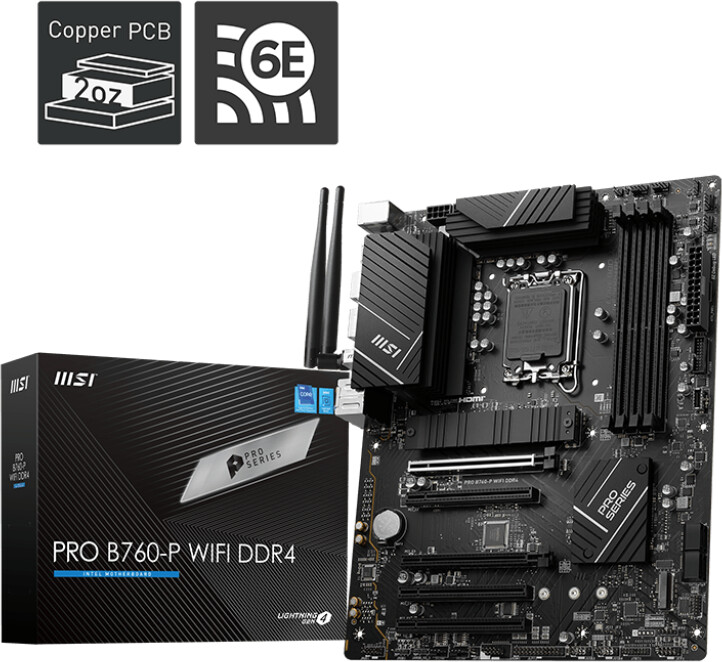 MSI Pro B760-P WiFi DDR4