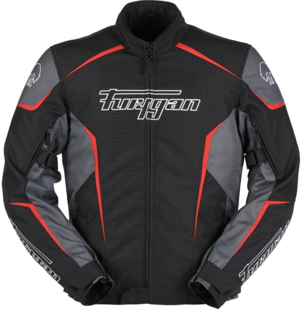 Furygan Blouson Yori gris/rouge