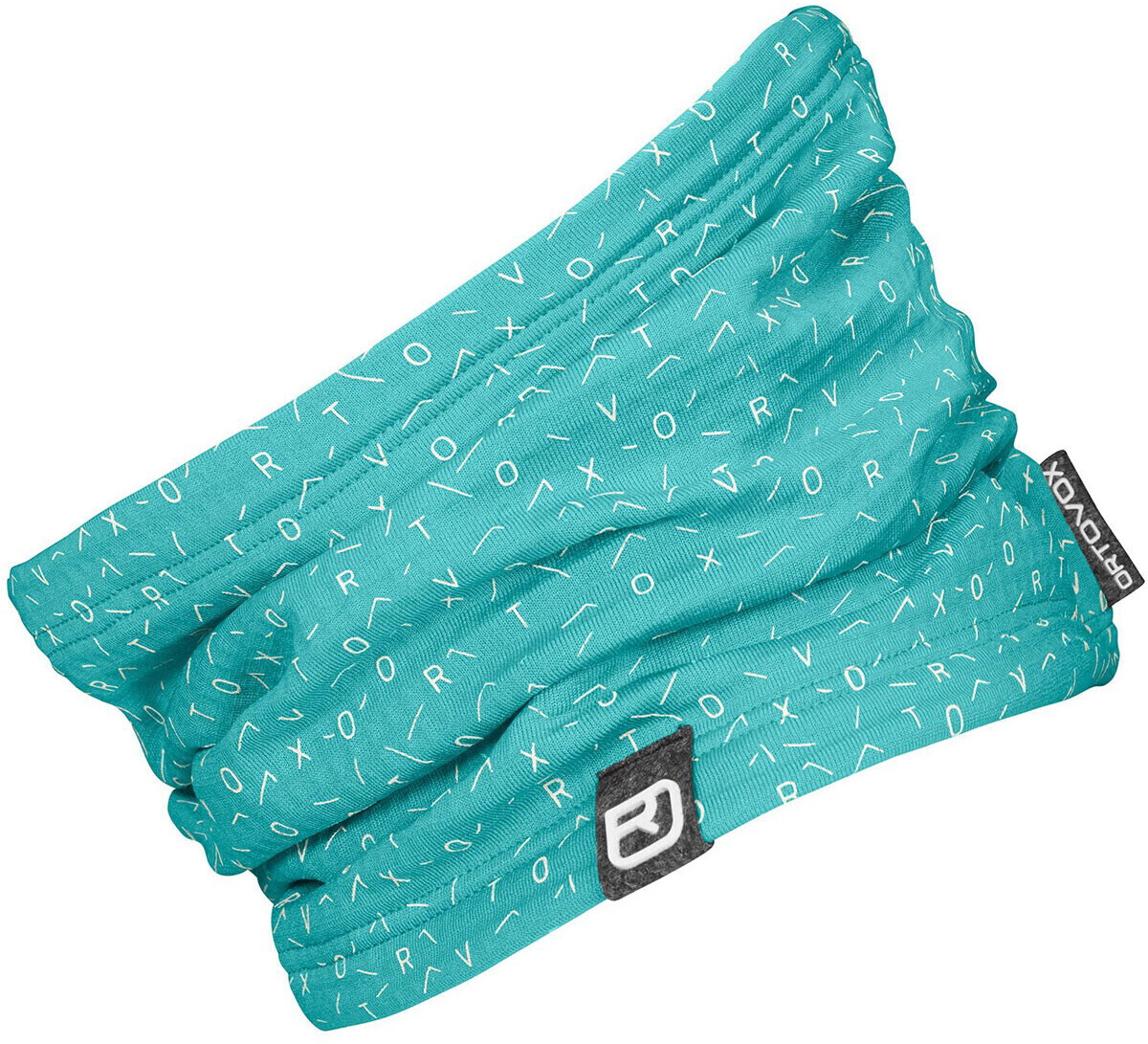 Ortovox Fleece Light Grid Neck Warmer ice waterfall