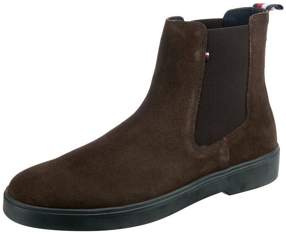 Tommy hilfiger classic suede chelsea boots deals