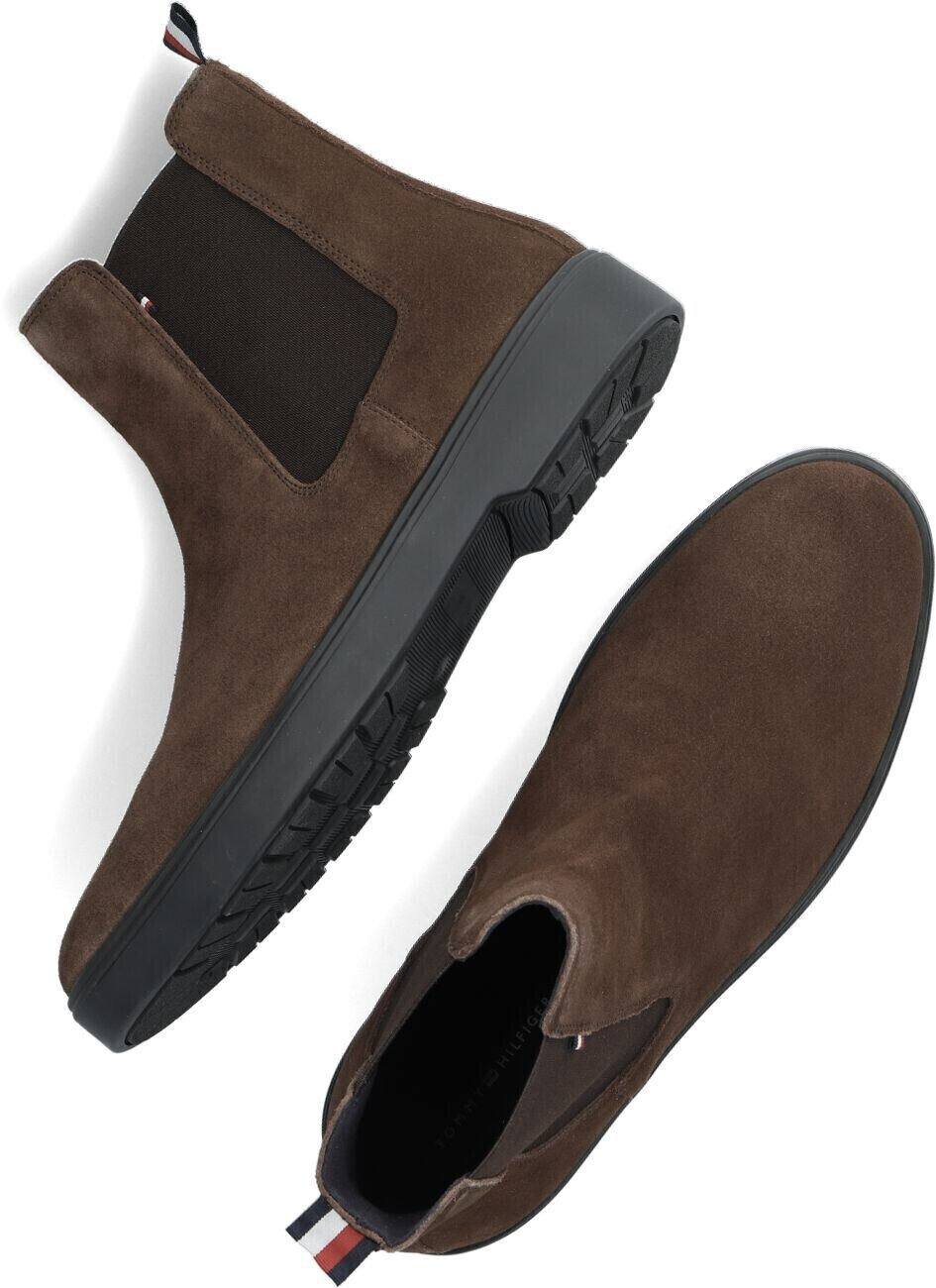Tommy Hilfiger Classics Suede Chelsea Boots FM0FM04198 Cocoa au