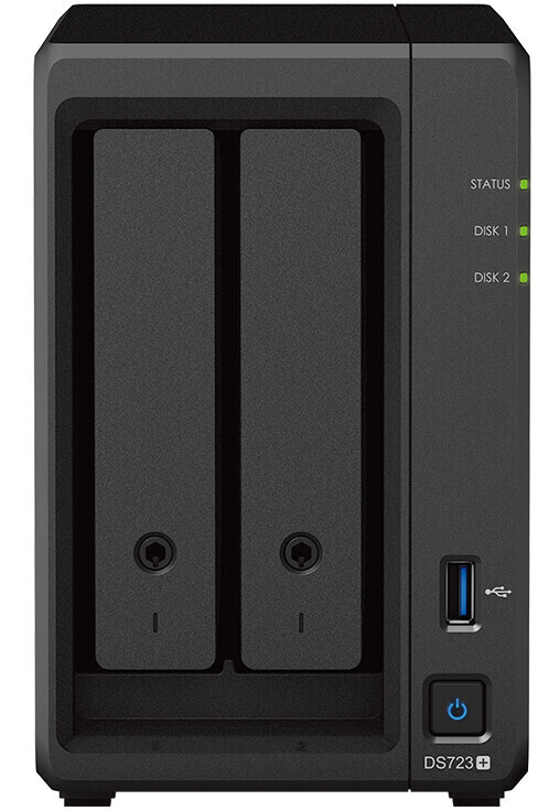 Serveur NAS Synology DS223J total 2To avec 2x disque dur WD 1To