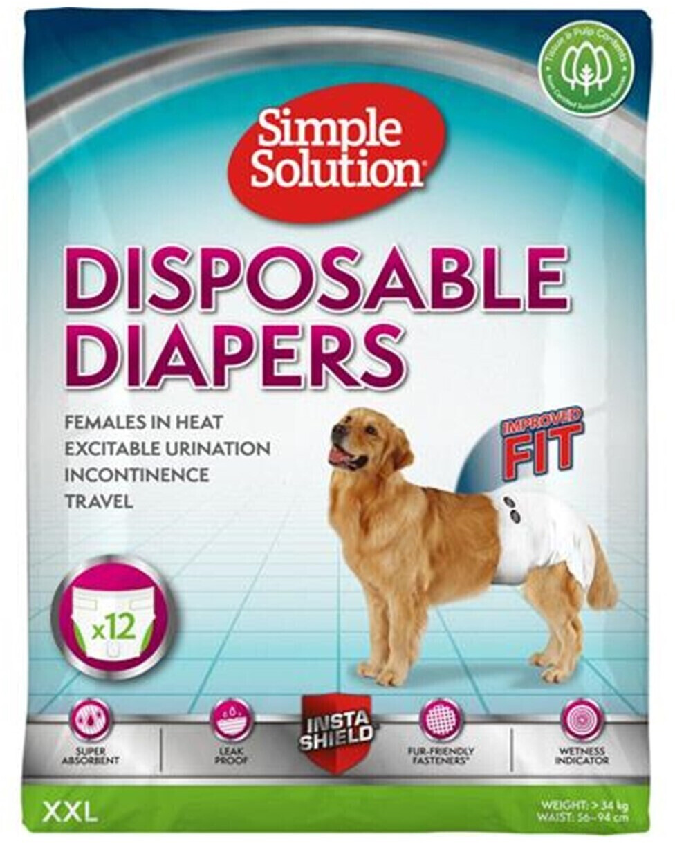Simple Solution Disposable Diapers XXL 56-94cm 12 pcs.