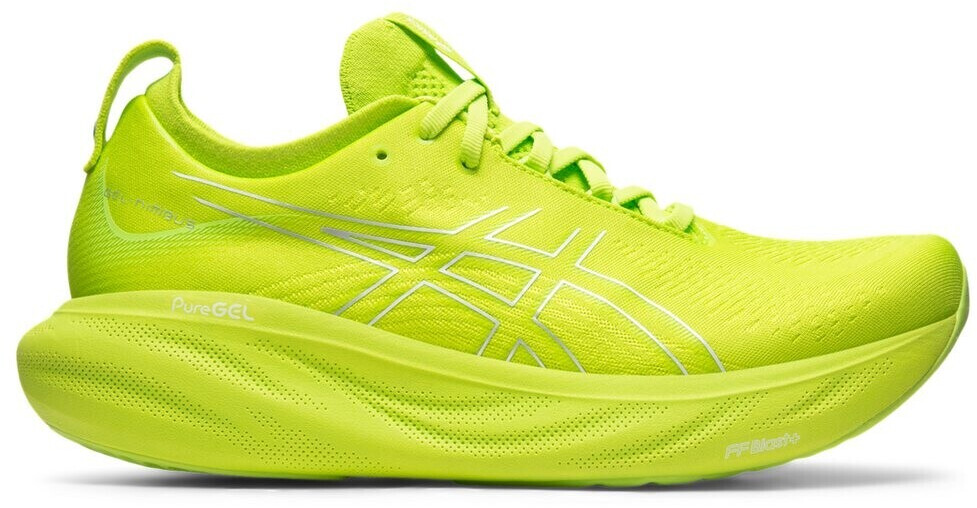 Asics Gel Nimbus 25 lime zest white au meilleur prix sur idealo