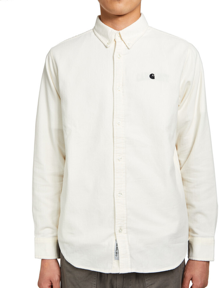 Carhartt L/S Madison Fine Cord Shirt (I030580) wax/black