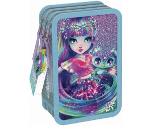 Trousse 3 Compartiments Estrelia Nebulous Stars - Set Complet Coloriage Et Dessin Pour Filles Dès 8 Ans