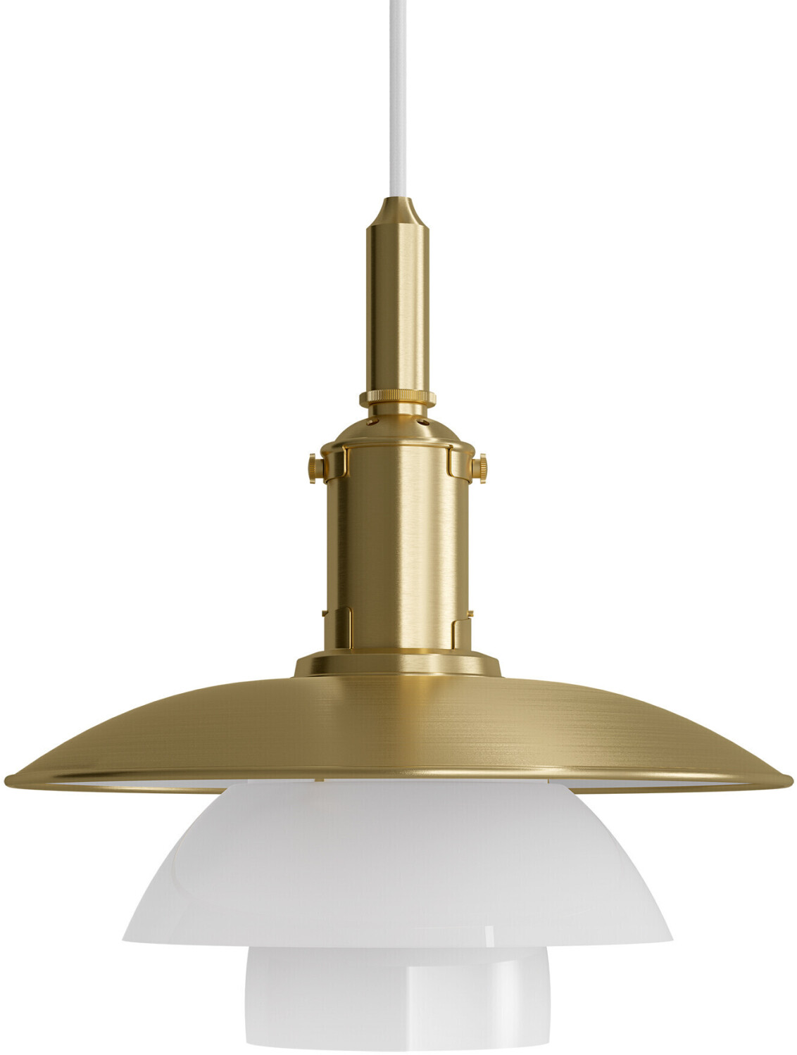 Louis Poulsen PH 3/3 E27 Opal/Brass (5741109126)