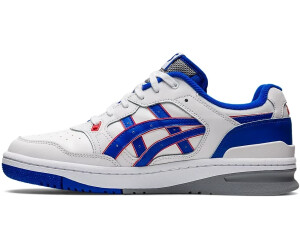 Blue and store white asics