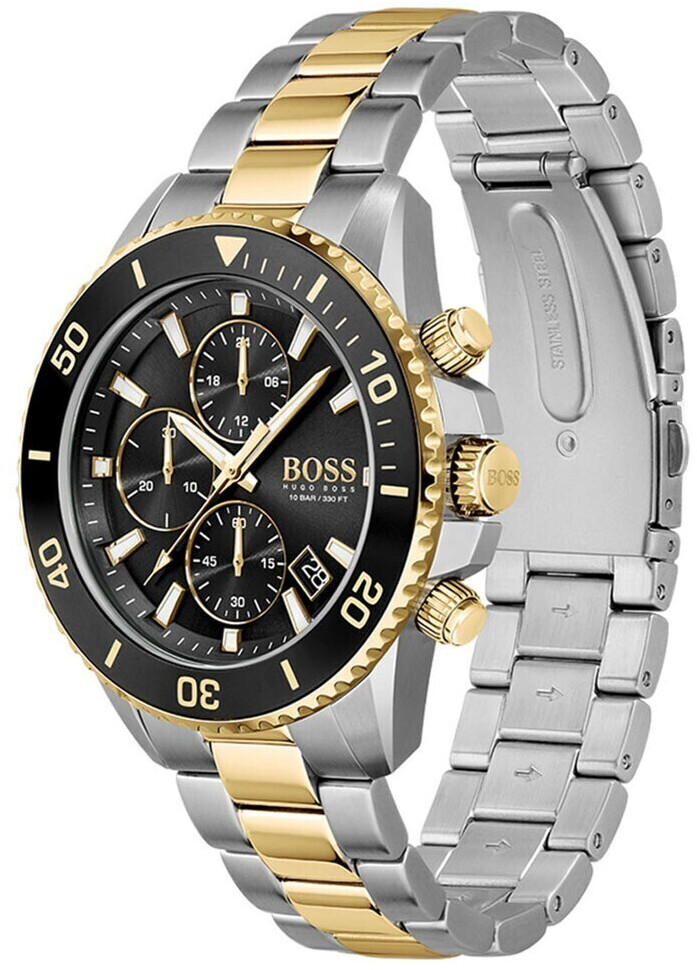 Two tone hugo boss watch deals