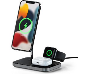 Satechi 3-in-1 Magnetic Wireless Charging Stand au meilleur prix sur