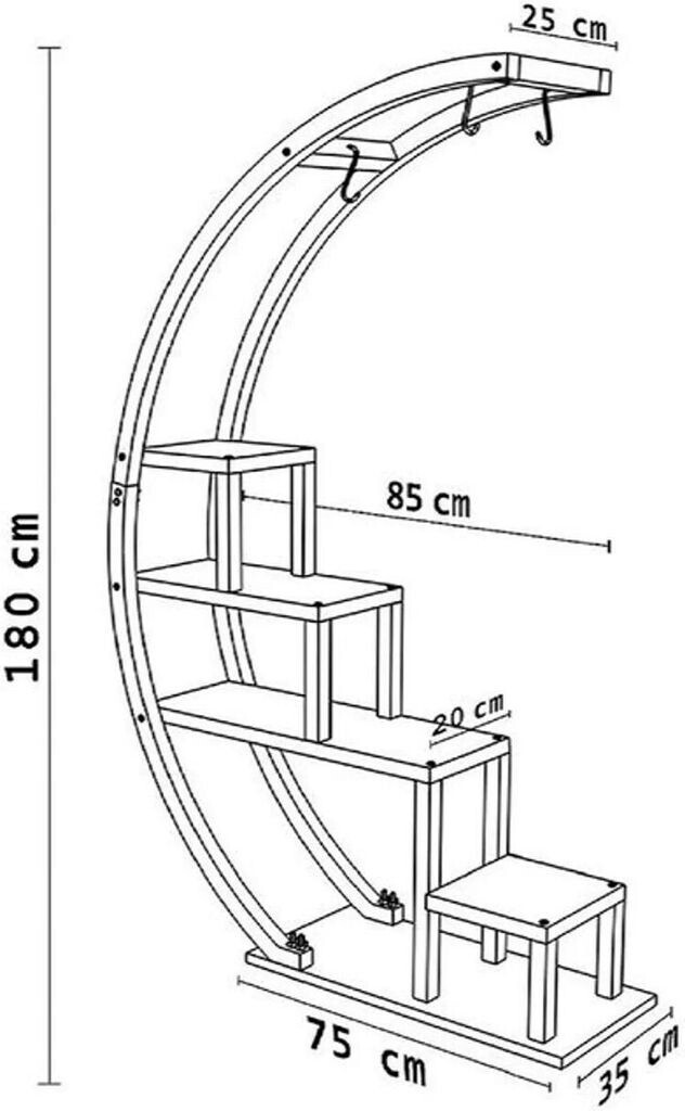 Hanah Hanah Home GARDEN 180x85 cm brown/black - alternate view