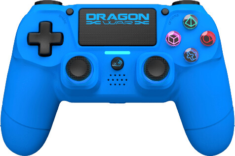 DRAGON WAR Shock 4 Manette sans fil bleu