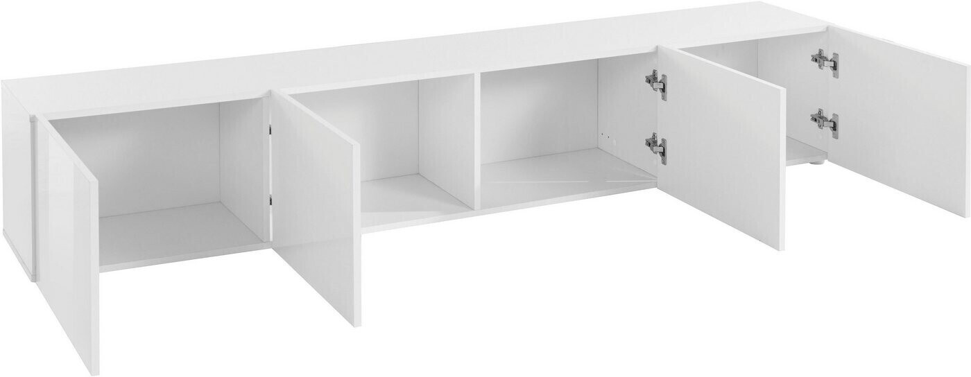 Borchardt-Möbel Sophia 200cm 4trg. € weiß-glänzend bei ab | 199,99 Preisvergleich stehend/hängend