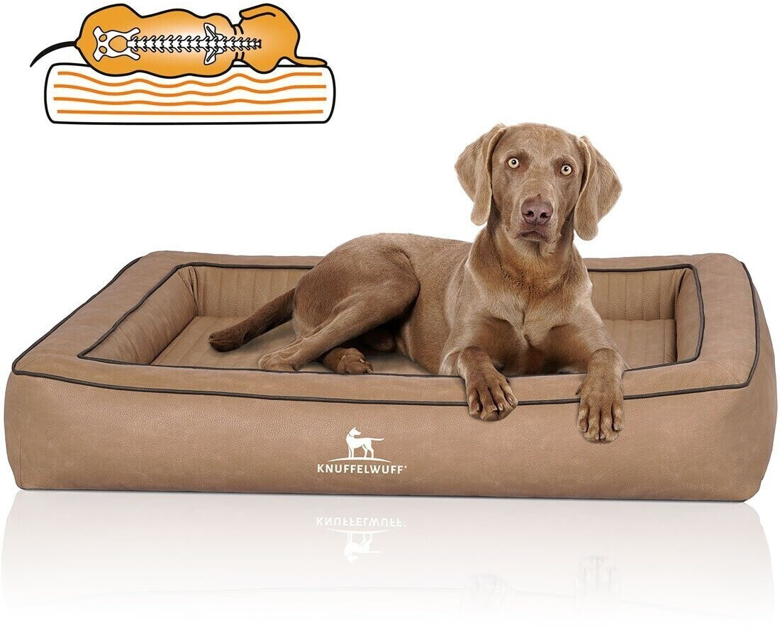 Knuffelwuff Lit pour chien 85x65cm Camel Knuffelwuff Lit pour chien 85x65cm Camel