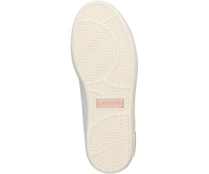 Lacoste white cheap pink shoes