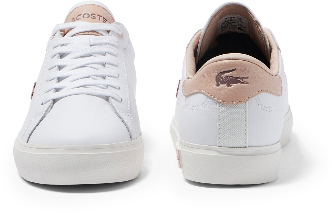 Rose gold lacoste shoes top