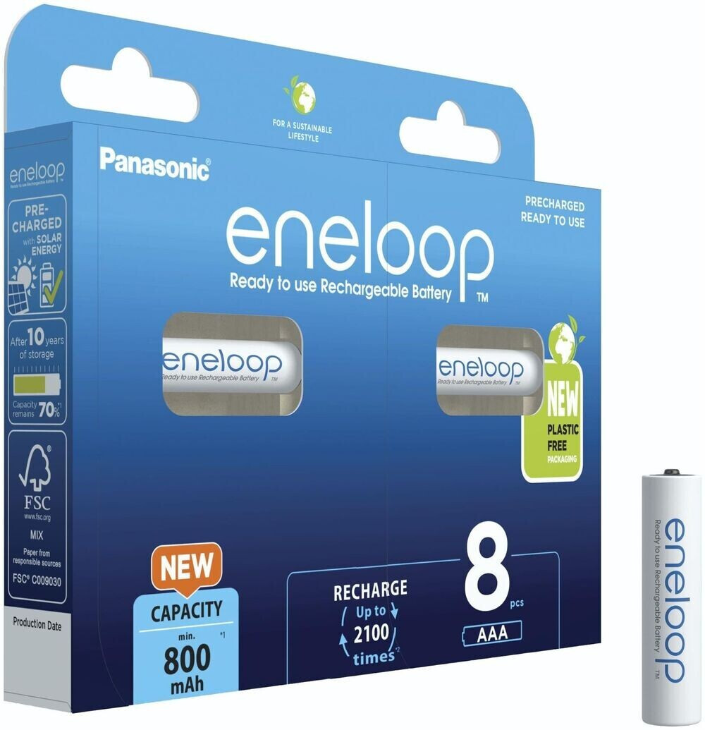 Panasonic Eneloop Rechargeable AAA Batteries 4-Pack with Charger  PKKJ17K3A4BA - Best Buy