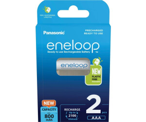 2 Piles Rechargeables Eneloop AAA LR03 550mAh – Pour Téléphone Sans Fil DECT – Neuves
