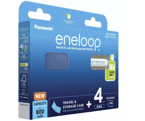 1x4 Panasonic Eneloop Micro AAA 750 mAh