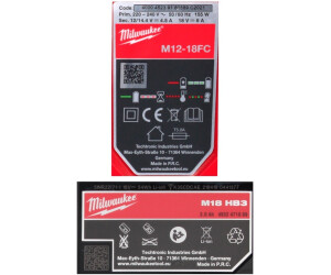 Milwaukee M18 HB3 High Output Batterie Li-Ion 18 V 3,0 Ah / 3000