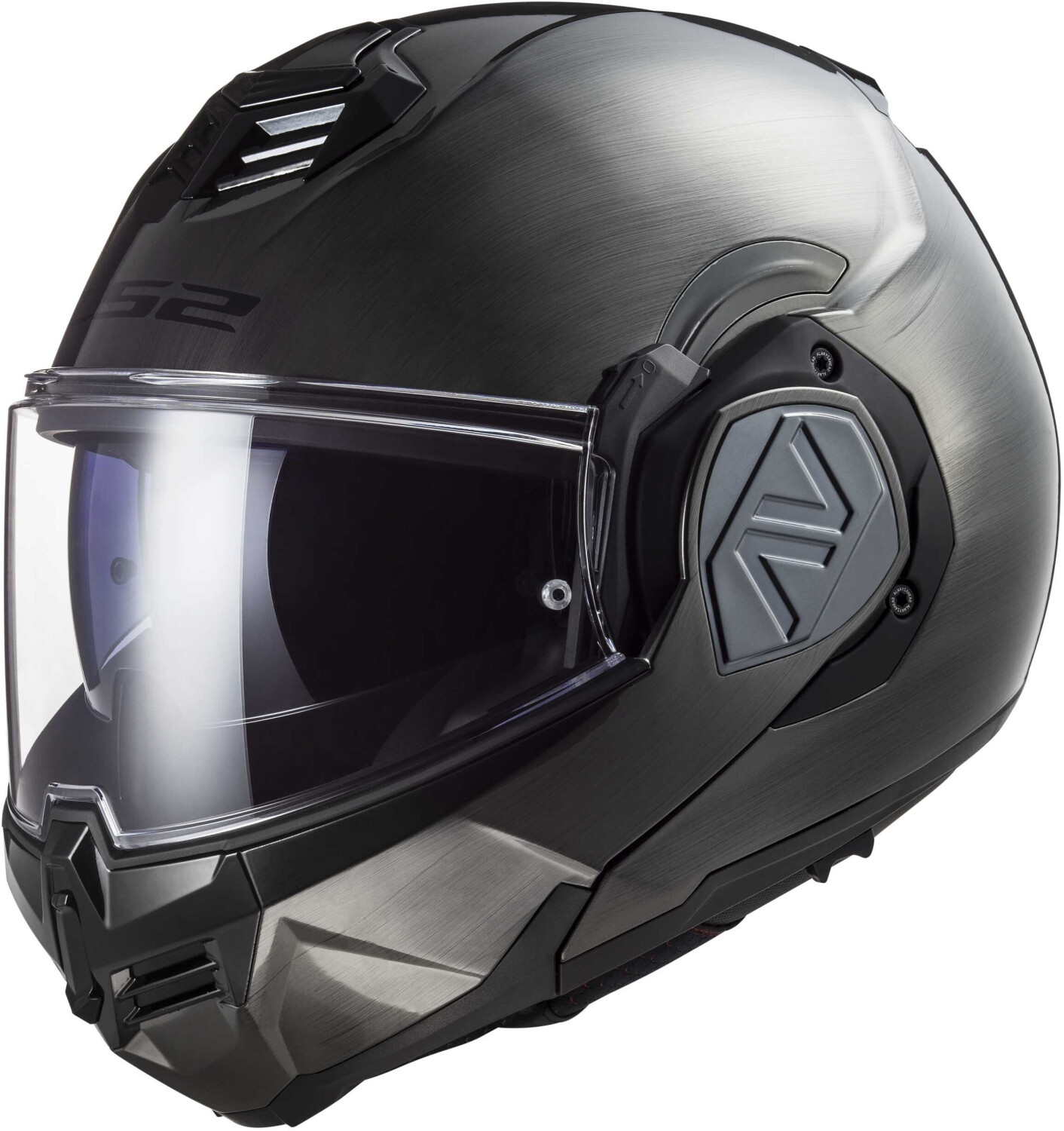 Casco Modulare Ls2 FF906 Advant Bend Nero Opaco Rosso