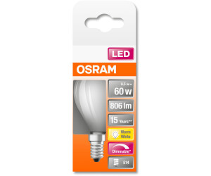 indsats Hjelm spil Osram LED Retrofit Classic P Dim E14 6,5/60 W 2700K (AC32295) ab 4,48 € |  Preisvergleich bei idealo.de