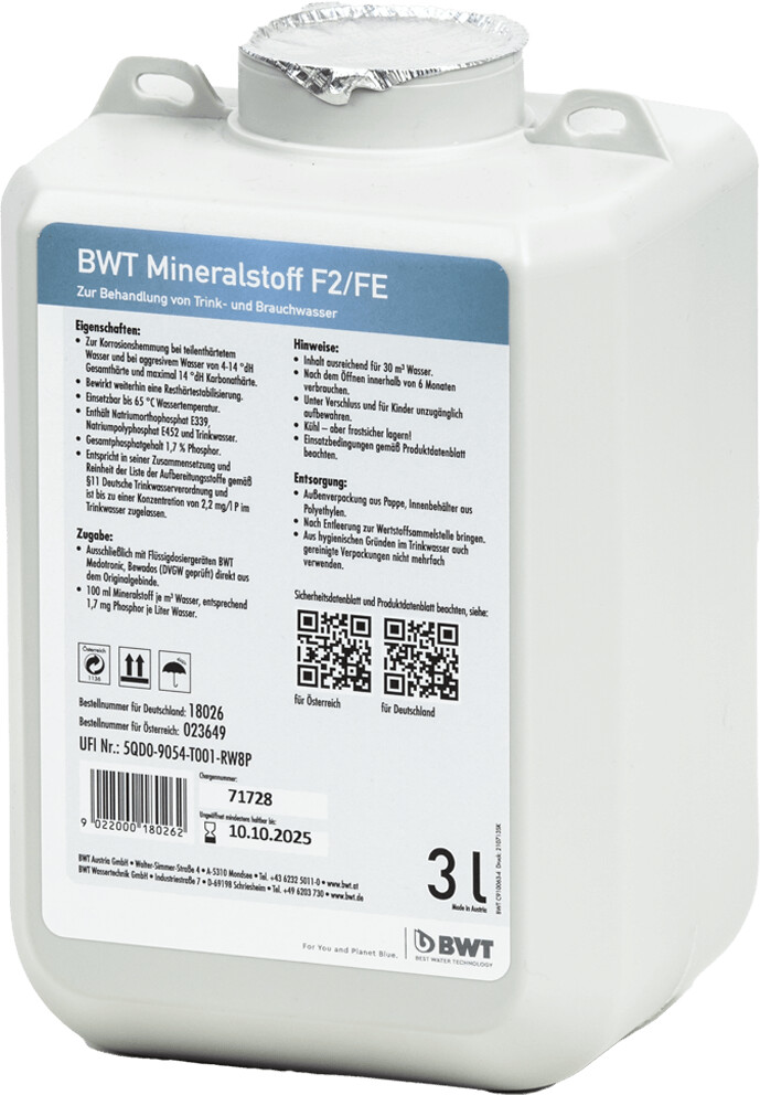 BWT Quantophos F2/FE 3 l (18026)