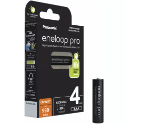 Baterías recargables Eneloop Pro AA 