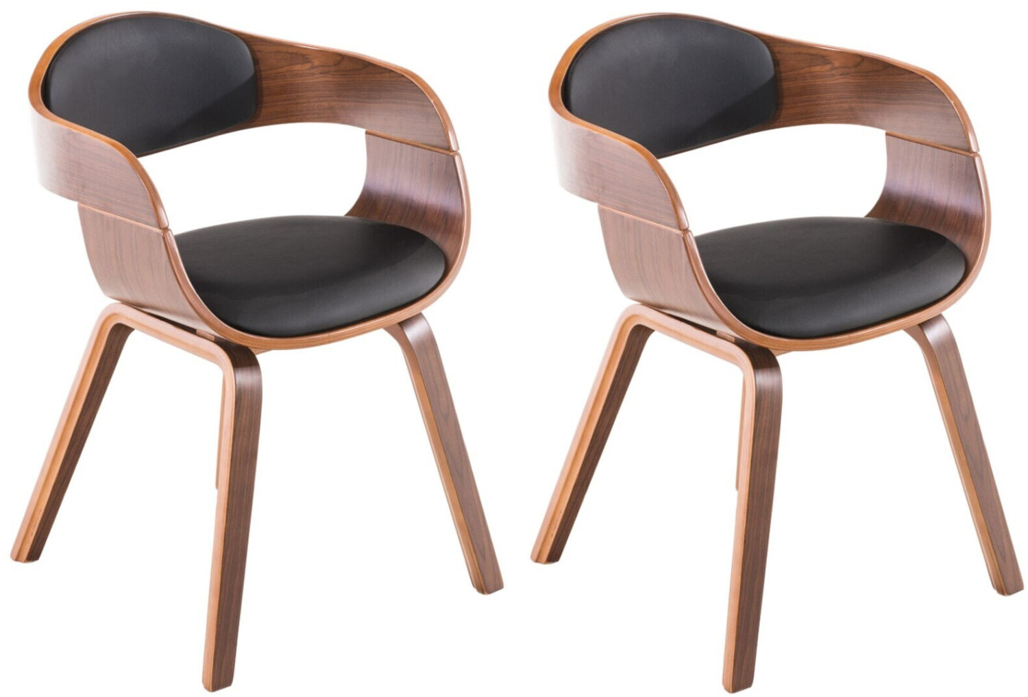 CLP Kingston synthetic 2 pcs. Walnut/Black