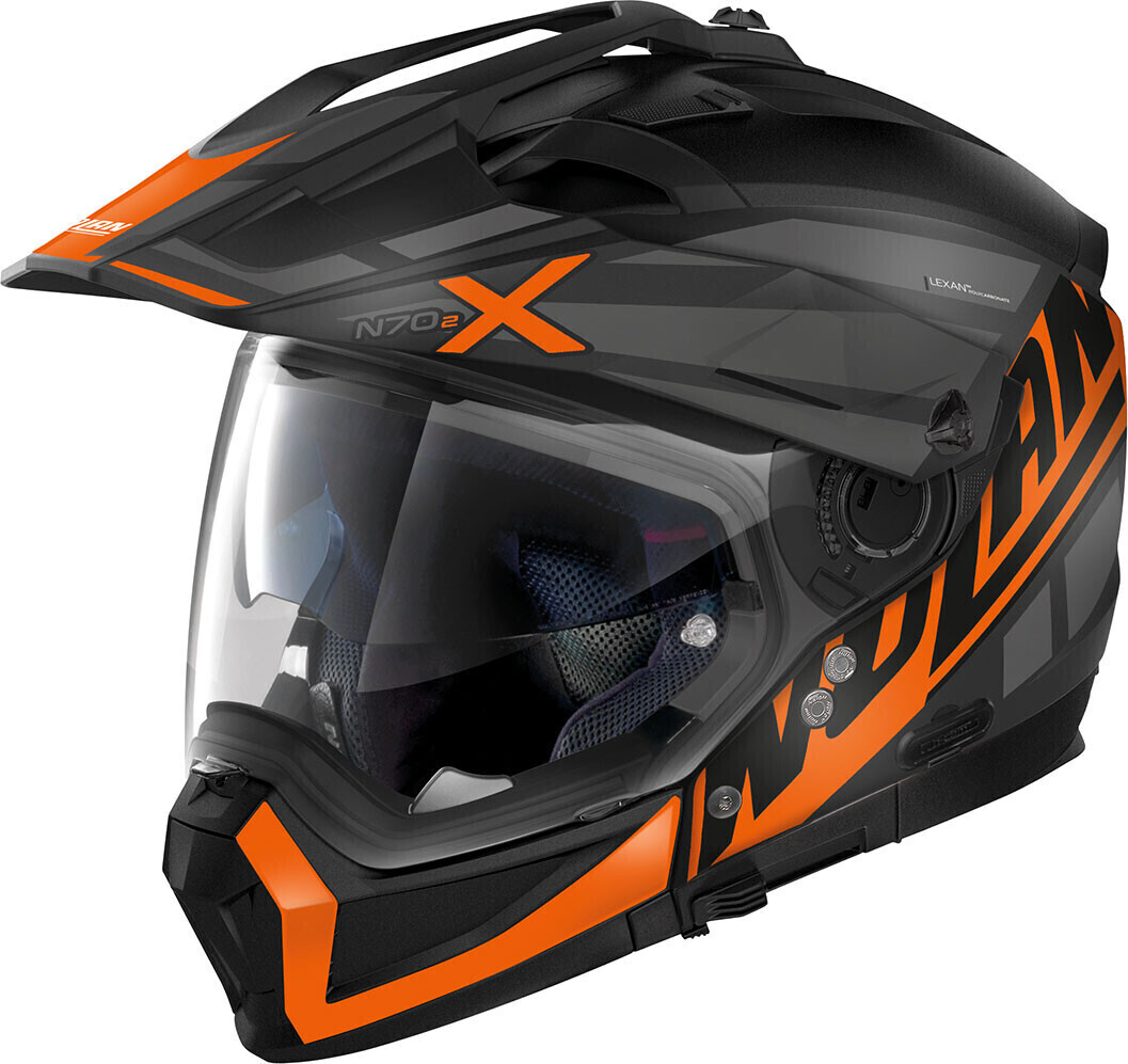 Nolan N70-2-X Mirage N-Com noir/orange