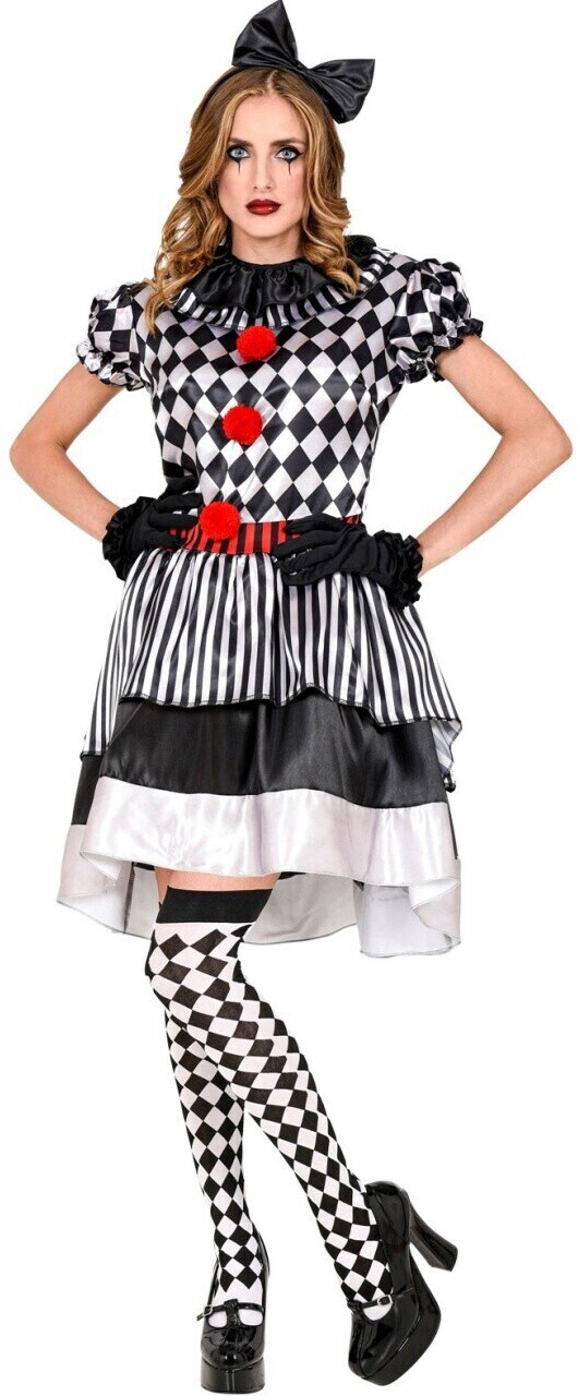 Widmannsrl Retro Clown Harlequin Dress