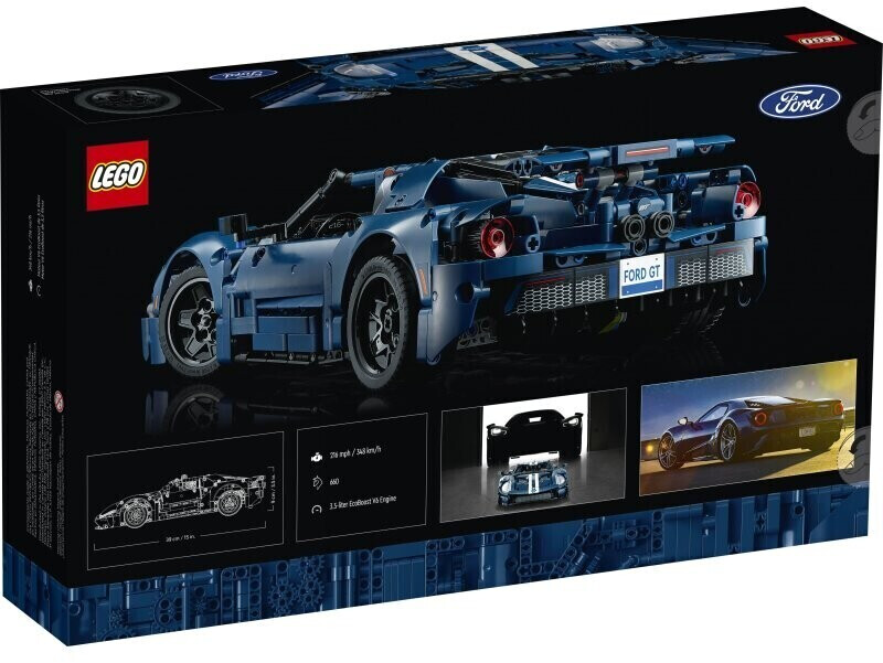 LEGO® Technic 42154 Ford GT 2022, Maquette de Voiture pour Adultes, Échelle  1:12, Niveau Avancé