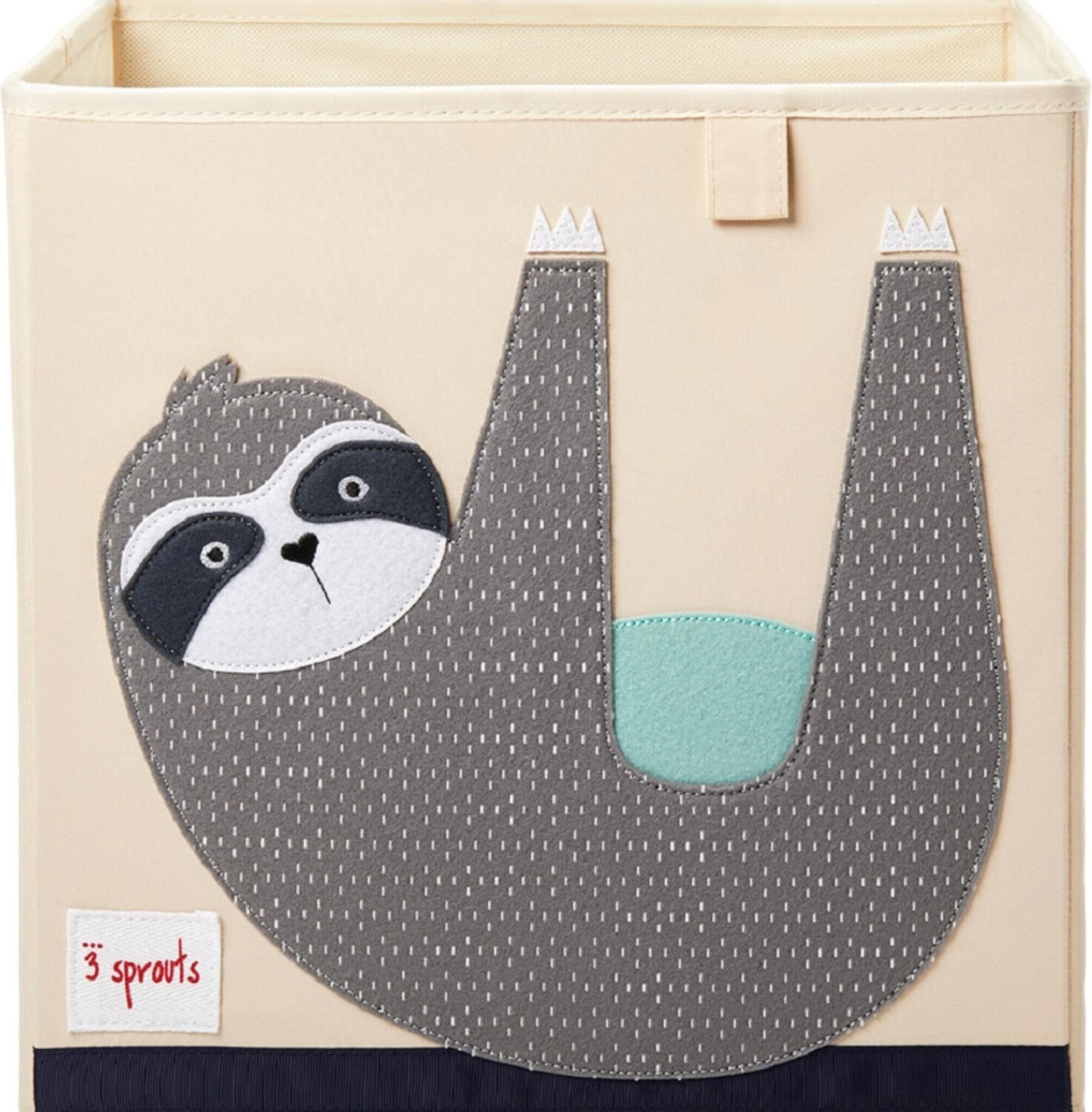 3 Sprouts Sloth Cube Storage Box (33x33x33cm)