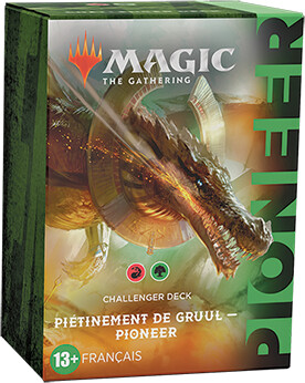 Magic: The Gathering Challenger Deck Pioneer Piétinement de Gruul rouge/vert (français)